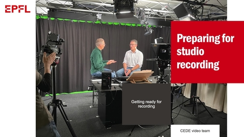 Thumbnail for Quick start guide to studio recording at CEDE