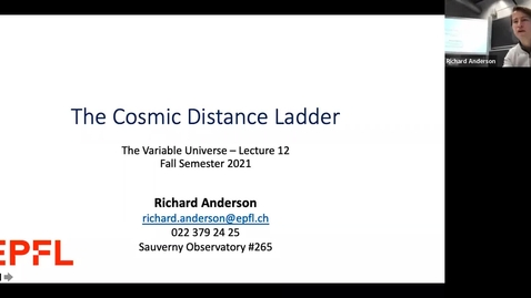 Thumbnail for Lecture 12 - The Cosmic Distance Ladder Part 1