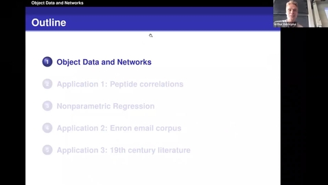 Thumbnail for Ian Dryden: Non-parametric regression for networks, 29 April 2022
