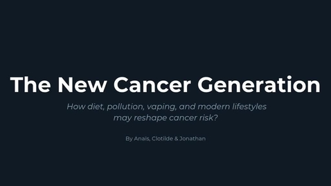 Thumbnail for The New Cancer Generation