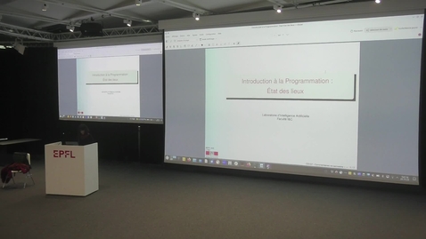 Thumbnail for CS-107 : Complément du cours 7 (État des lieux de mi-semestre et amorce de l'orienté-objet, live-stream du 29.10.2025 sans post-édition)