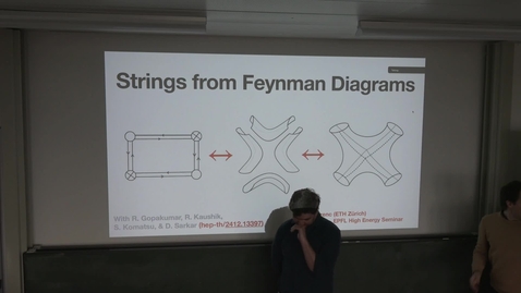 Thumbnail for Edward Mazenc (ETH Zürich) - &quot;Strings from Feynman Diagrams&quot;