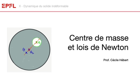 Thumbnail for 10-1-2, Solide: centre de masse et lois de newton