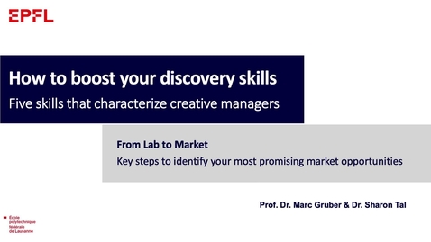 Thumbnail for 2.3.2 Five skills that characterize creative managers