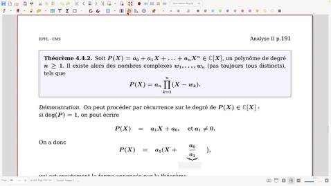 Thumbnail for Analyse 2: 4.4: Factorisation: exemples à coefficients complexes