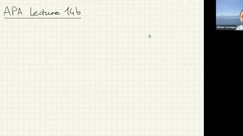 Thumbnail for APA_lecture14b_partI