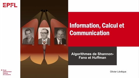 Thumbnail for 6.3 Algorithmes de Shannon-Fano et Huffman