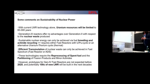 Thumbnail for New nuclear reactor concepts for improved safety and sustainability by Pr. Andreas Pautz