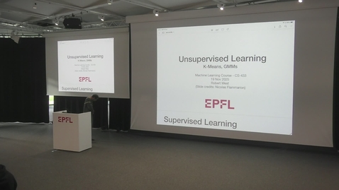 Thumbnail for CS-433 Machine Learning | Week 10 Wednesday  | Fall 25