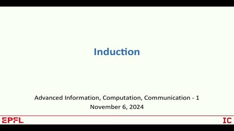 Thumbnail for CS-101 Advanced information computation communication I Wednesday - November 6 | Fall 24