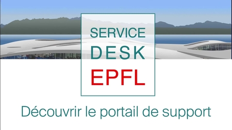 Thumbnail for Portail Service Desk