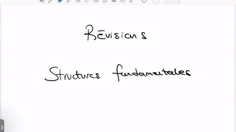 Thumbnail for Structures Fondamentales (25 mars 2026, partie 2)