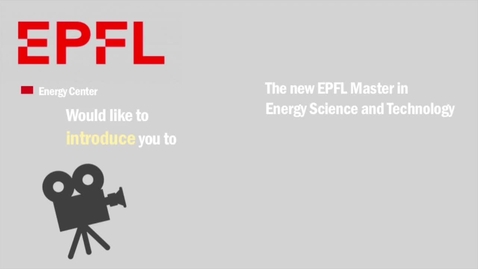 Thumbnail for Professor Mario Paolone presenting us the new Energy Science &amp; Technology Master