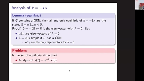 Thumbnail for Network Control Systems 2025- Lecture 13 - hour 2