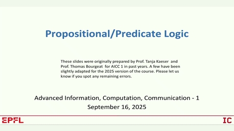 Thumbnail for CS-101: Advanced information, computation, communication I | Tuesday | Fall 25