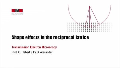 Thumbnail for Shape effects in the reciprocal lattice
