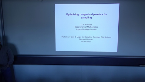 Thumbnail for Grigorios Pavliotis - Optimizing Langevin dynamics for sampling