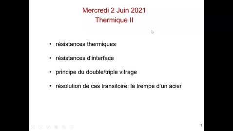 Thumbnail for Métaux 7b: thermique II