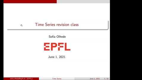 Thumbnail for Revision Class, MATH-342 Time Series