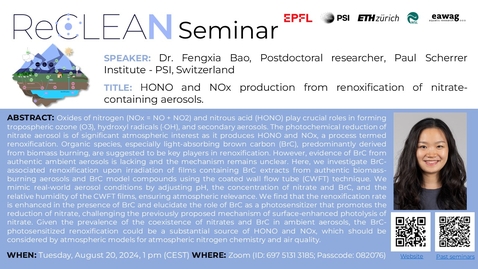 Thumbnail for HONO and NOx production from renoxification of nitrate-containing aerosols.