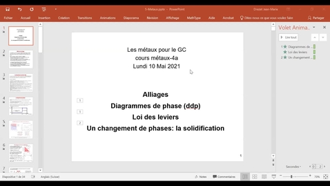 Thumbnail for Metaux-4a: Diagramme de phases