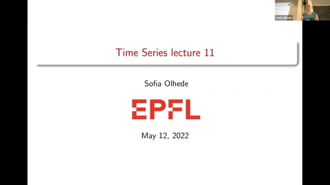 Thumbnail for Lecture 11, Time series