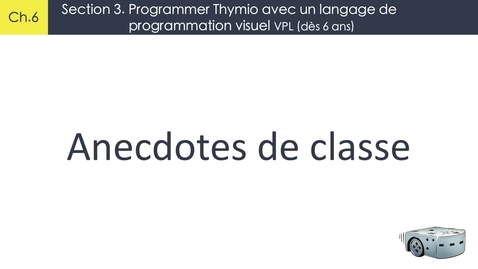 Thumbnail for 6.3.4 Anecdotes de classe
