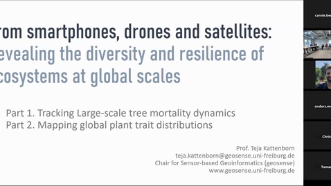 Thumbnail for EESS - 8 April 2025 - by Dr. Teja Kattenborn (University of Freiburg,DE /ECEO)