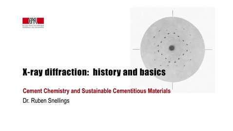 Thumbnail for 5.1_X-ray diffraction, history and basics (XRD2)