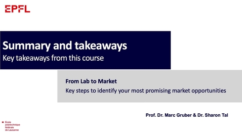 Thumbnail for 7.2.3 Key takeaways from this course
