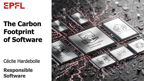 Thumbnail for 5.2 The carbon footprint of software