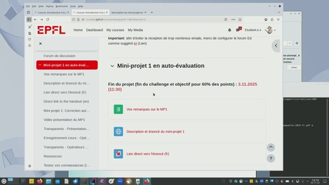Thumbnail for CS-107 Introduction à la programmation | Mercredi | Automne 25