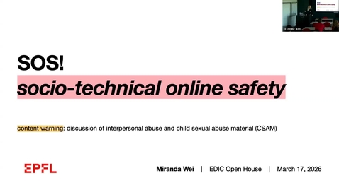 Thumbnail for Socio-technical Online Safety - OH26