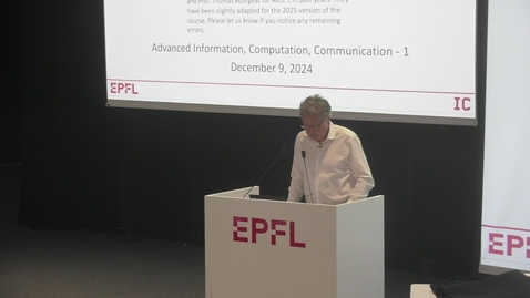 Thumbnail for CS-101: Advanced information, computation, communication I | Tuesday | Fall 25