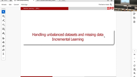 Thumbnail for Lecture 11 | Part 1,  ImbalancedDatasets, MissingDatapoints, IncrementalLearning