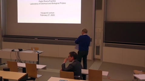 Thumbnail for Inaugural Lecture -  Prof. Fuentes, P. R.   - Using chemistry to observe and manipulate cells
