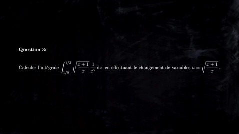 Thumbnail for Exercice - intégration