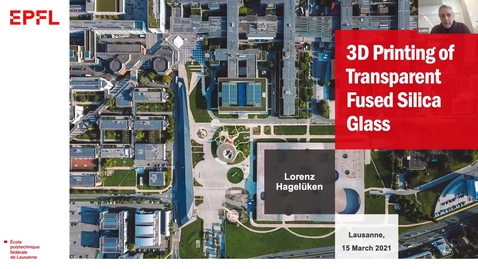 Thumbnail for Presentation on 3d printing glass by Lorenz Hageluken