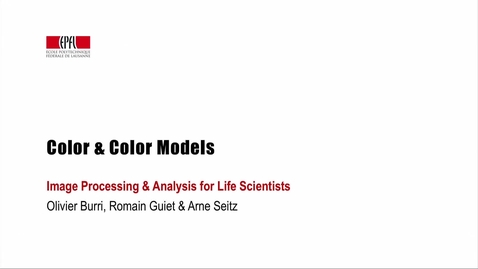 Thumbnail for 7.2.1 Color &amp; Color Models