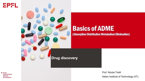 Thumbnail for 1.2.1 Basic concepts of ADME