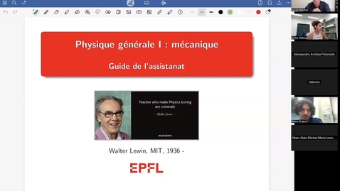 Thumbnail for Séance de coordination : physique générale I - mécanique 2025