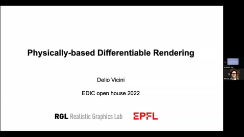 Thumbnail for EDIC OH 2022 - Realistic Graphics Lab, Wenzel Jakob