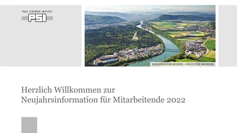 Thumbnail for Neujahrsinformation 2022